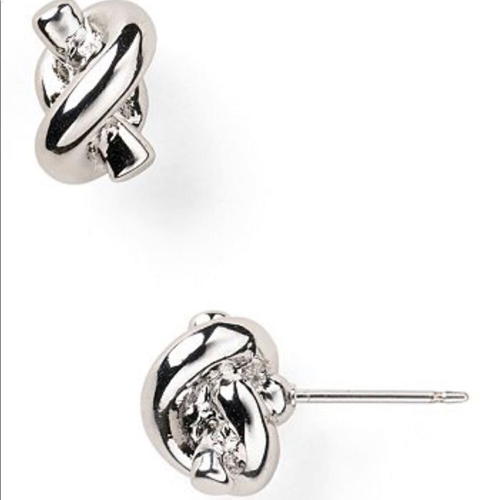 Kate Spade Silver Sailor Knot Studs